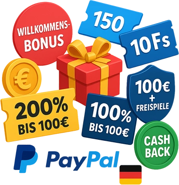 PayPal Spielautomaten-Boni bekommen
